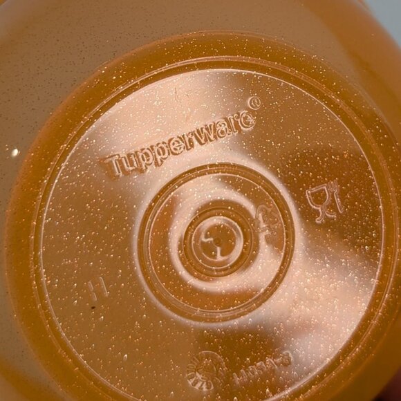 Tupperware Ideal Lit'l Bowls Orange & White w/Seals Lids Snack Cups - Picture 6 of 10